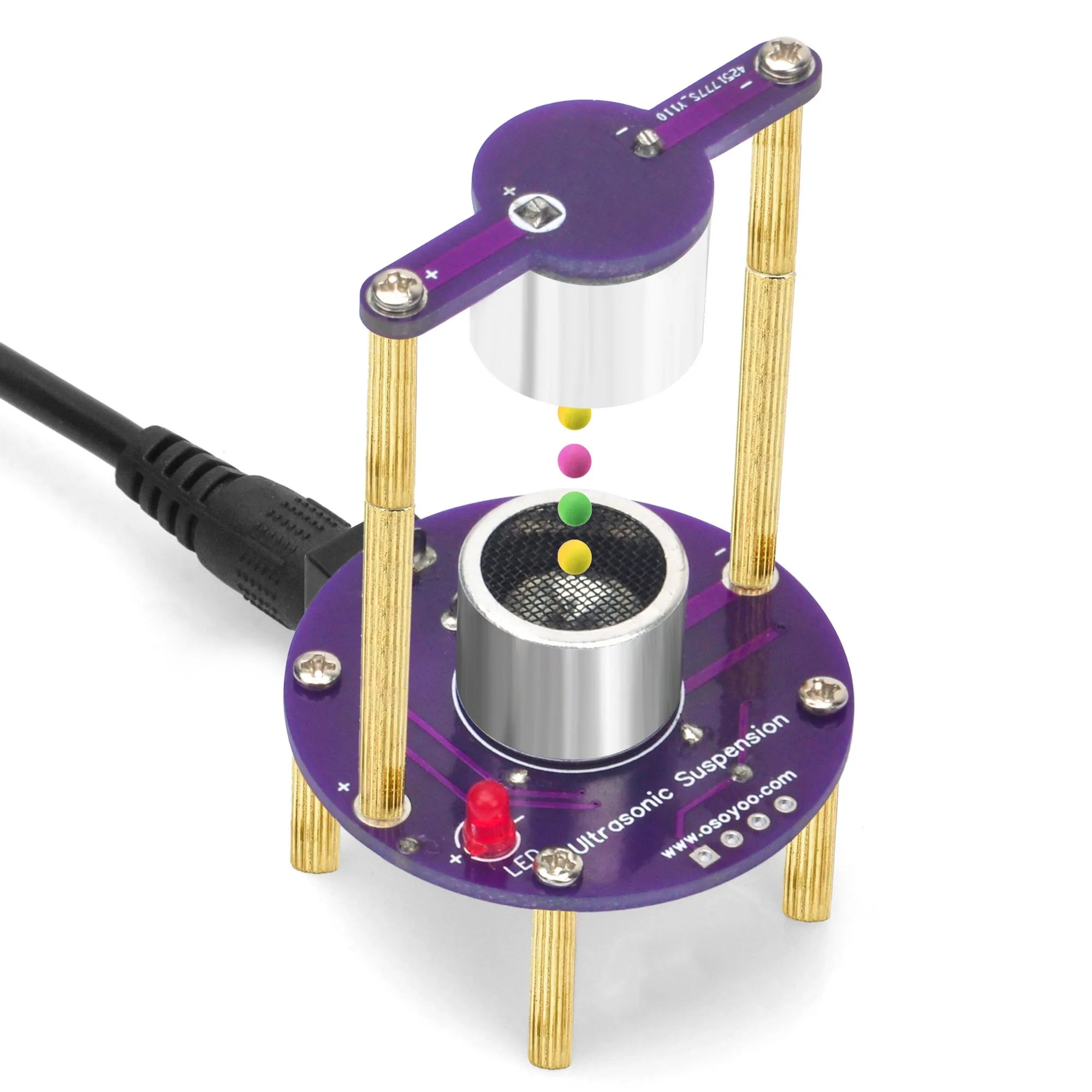Ultrasonic Levitation DIY Soldering Practice Kit - Electronics Assembly Project for Beginners | USB Powered Learning Tool for Adults & Students
