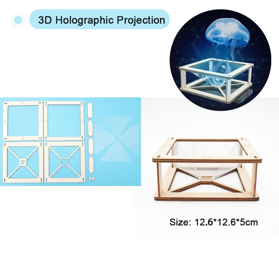 DIY Science Toys Children Educational STEM Kits Car Dinosaur Model Technologia Experimental Tool Wood Puzzle Games School Supply