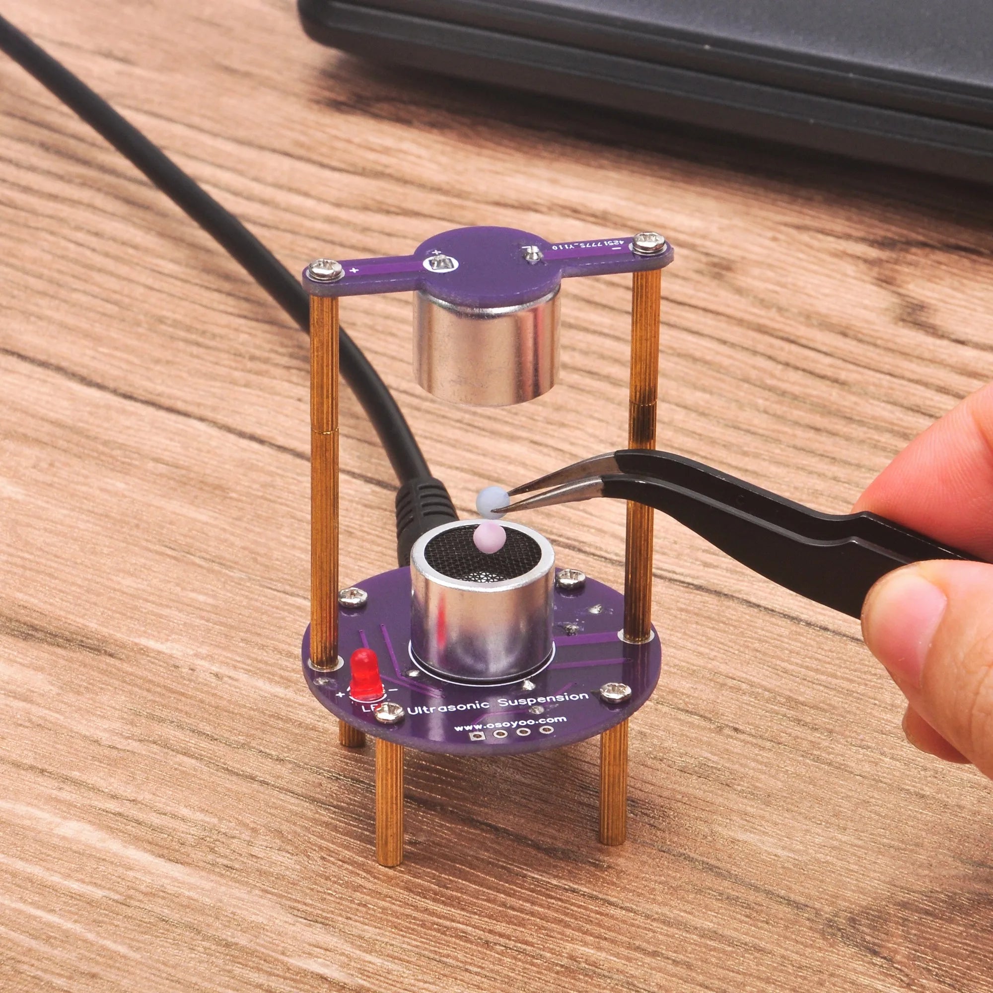 Ultrasonic Levitation DIY Soldering Practice Kit - Electronics Assembly Project for Beginners | USB Powered Learning Tool for Adults & Students