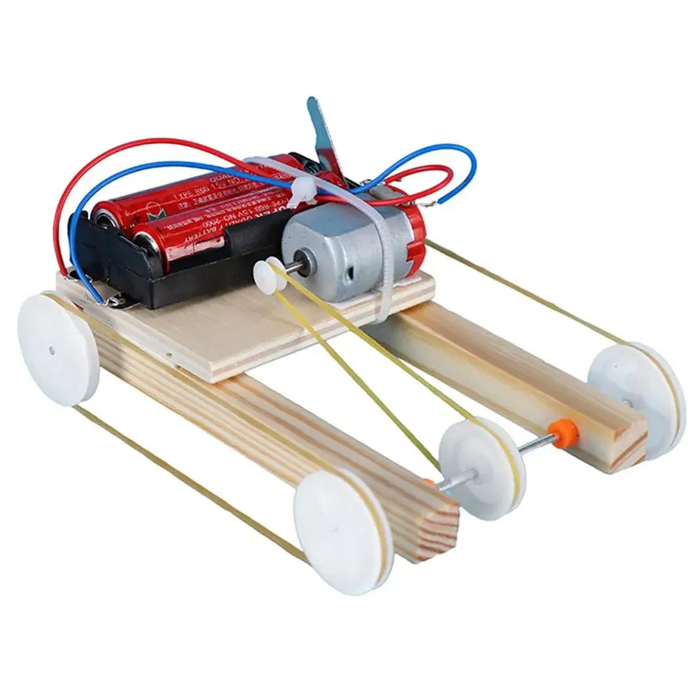 Hydraulic Lift Science Kit for Kids - DIY Educational Physics Experiment Toy | Wooden Building Model for School Projects Ages 6+ | Atmospheric Pressure Learning Set