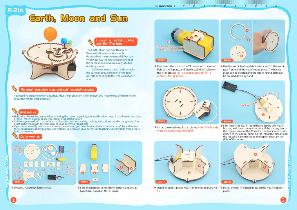 DIY Science Toys Children Educational STEM Kits Car Dinosaur Model Technologia Experimental Tool Wood Puzzle Games School Supply