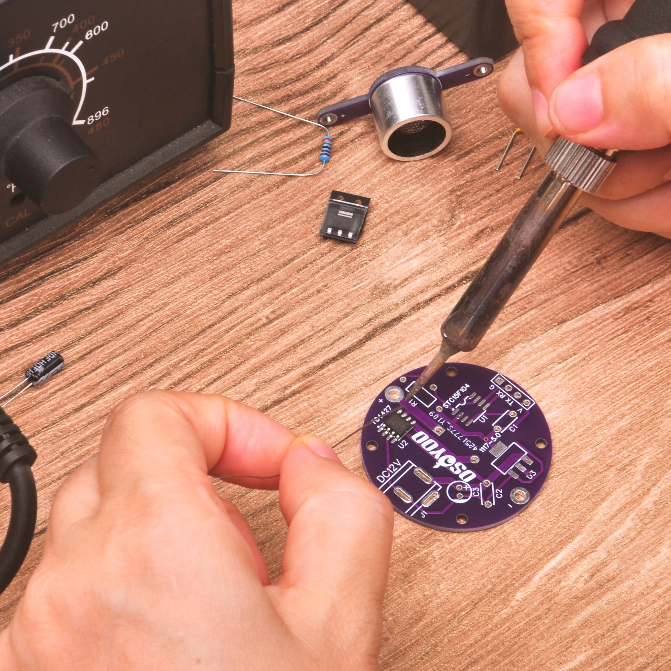 Ultrasonic Levitation DIY Soldering Practice Kit - Electronics Assembly Project for Beginners | USB Powered Learning Tool for Adults & Students