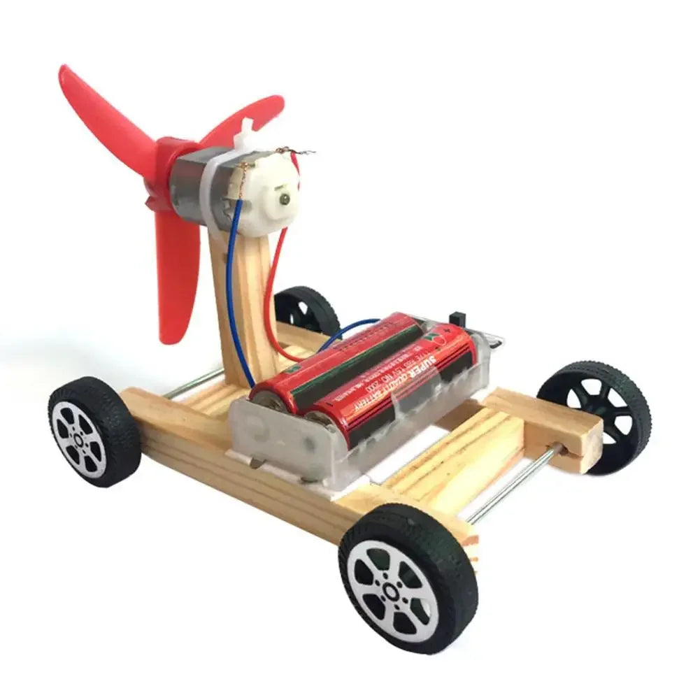 Hydraulic Lift Science Kit for Kids - DIY Educational Physics Experiment Toy | Wooden Building Model for School Projects Ages 6+ | Atmospheric Pressure Learning Set
